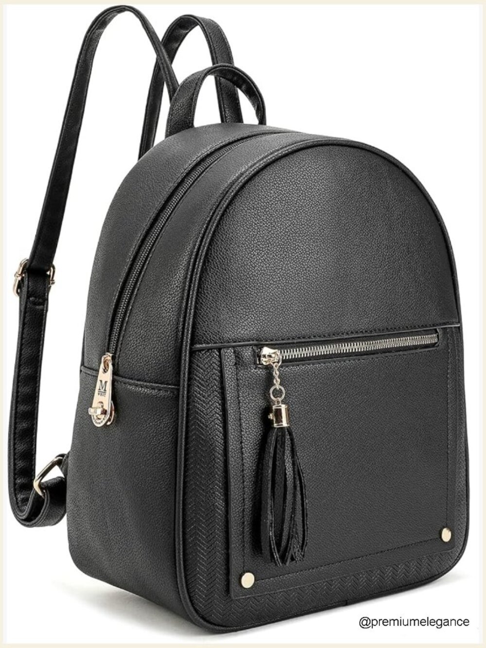 Medium Anti Theft Backpack Purse with Tassel Zipper
